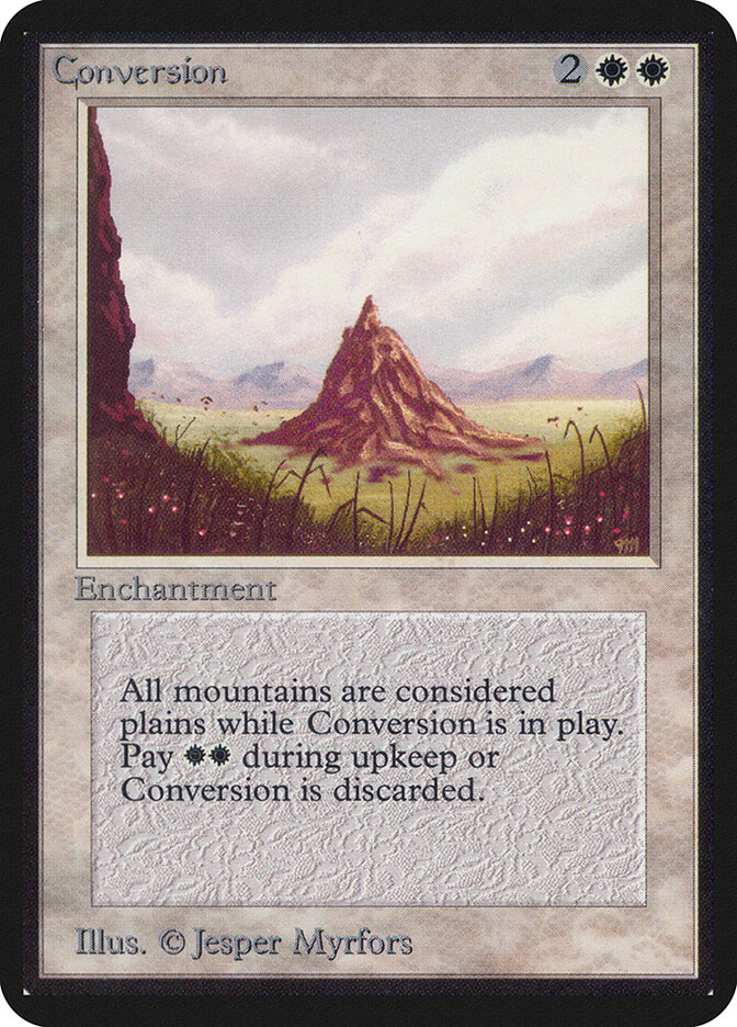 Conversion, Limited Edition Alpha · 15