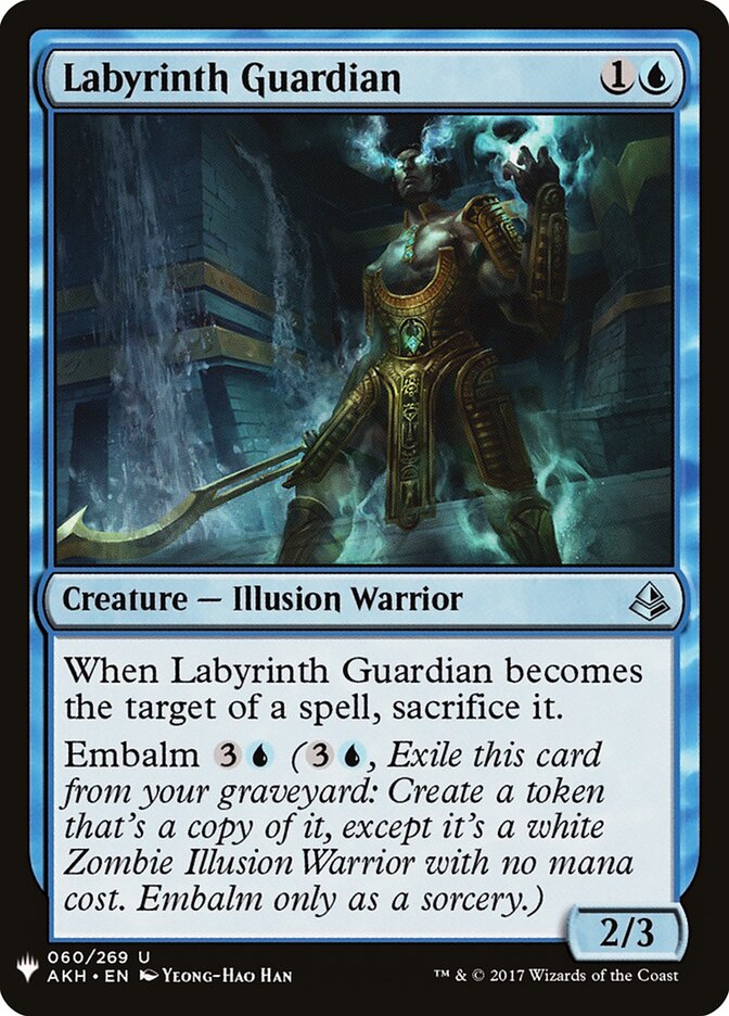 Labyrinth Guardian, The List · akh-60