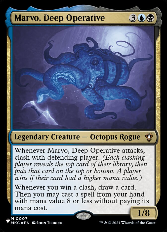 Marvo, Deep Operative, The List · mkc-7