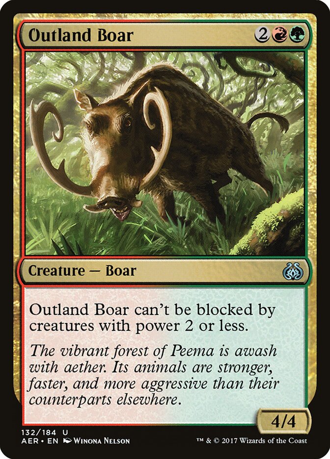Outland Boar, Aether Revolt · 132/184
