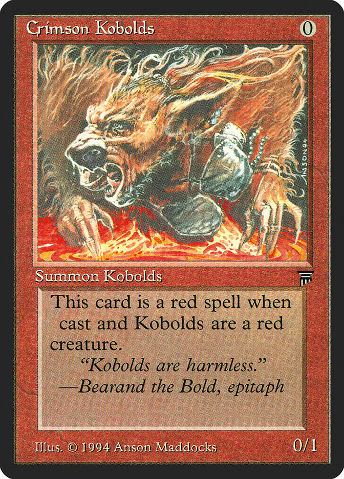 Crimson Kobolds, Legends · 139