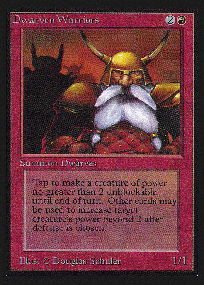 Dwarven Warriors, Intl. Collectors' Edition · 144