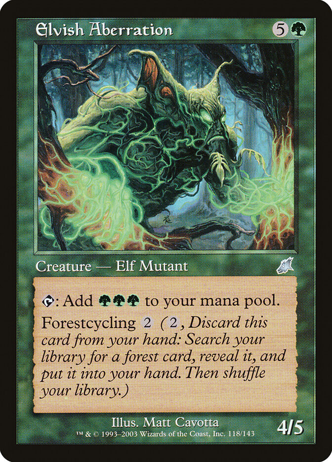 Elvish Aberration, Scourge · 118/143