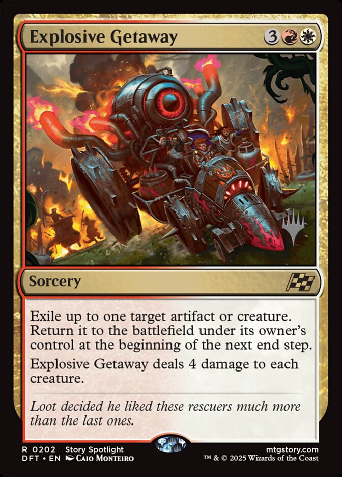Explosive Getaway, Aetherdrift Promos · 0202