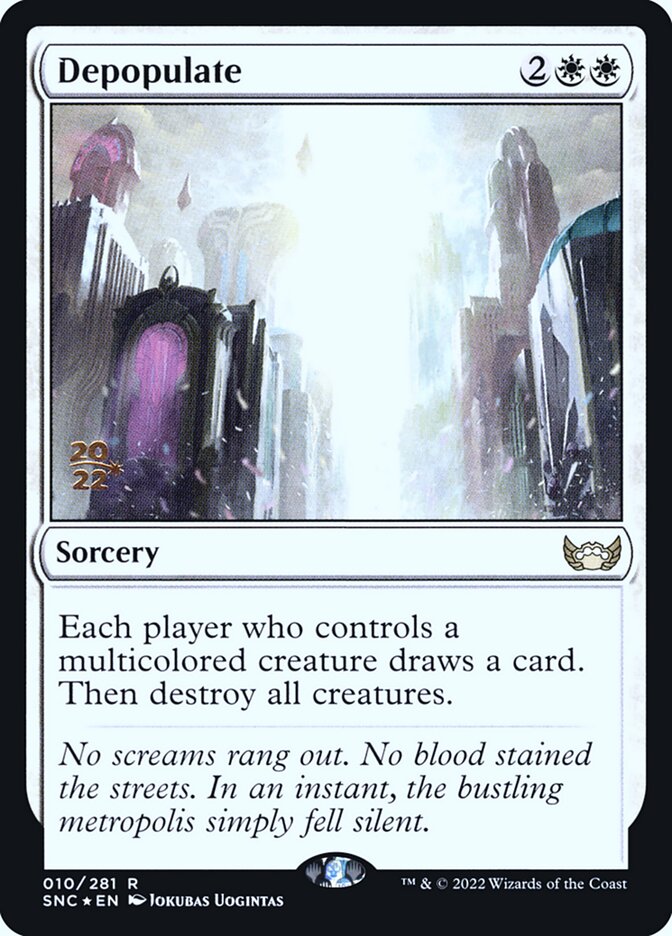 Depopulate, Streets of New Capenna Promos · 010/281