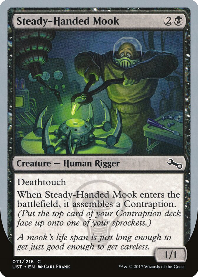 Steady-Handed Mook, Unstable · 071/216