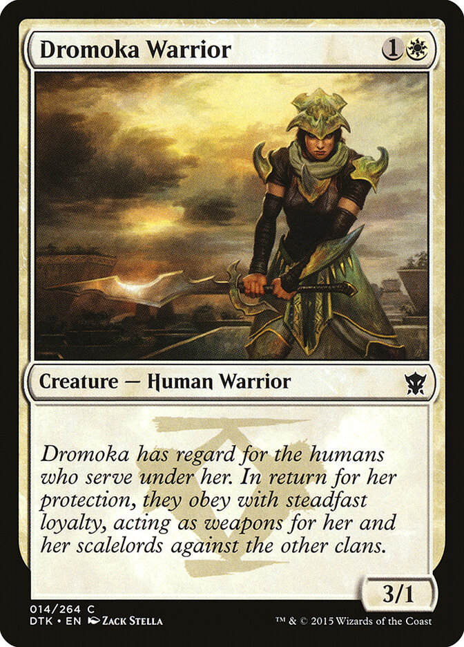 Dromoka Warrior, Dragons of Tarkir · 014/264