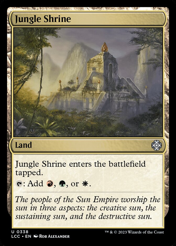 Jungle Shrine, The Lost Caverns of Ixalan Commander · 0338