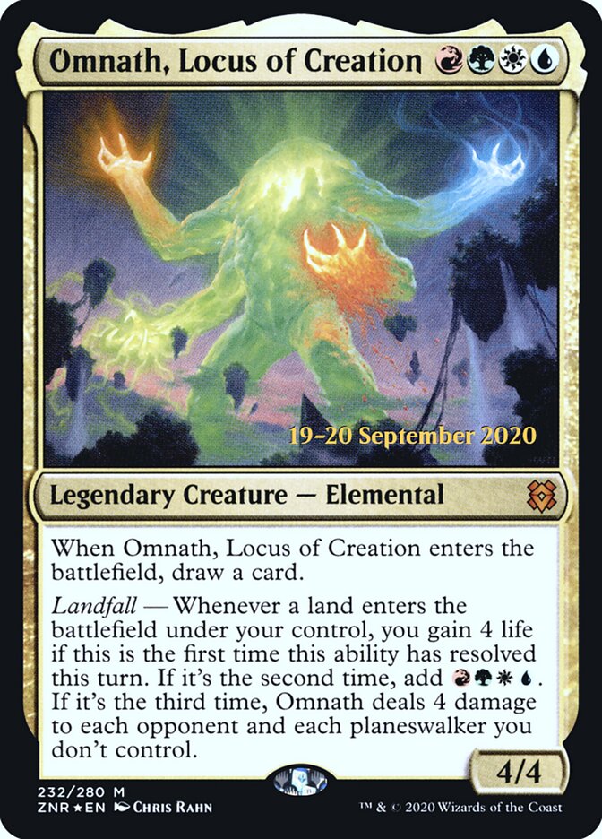 Omnath, Locus of Creation, Zendikar Rising Promos · 232/280