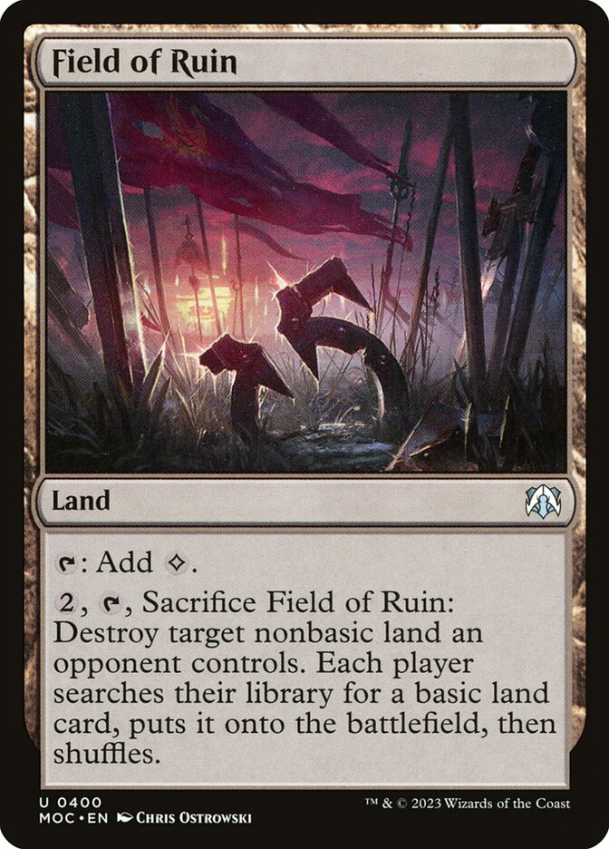 Field of Ruin, March of the Machine Commander · 0400