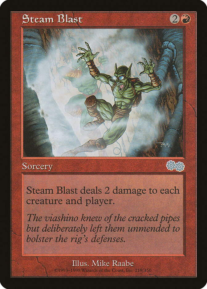Steam Blast, Urza's Saga · 219/350