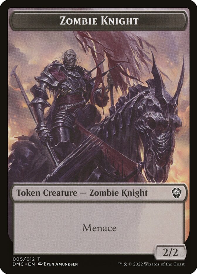 Zombie Knight, Dominaria United Commander Tokens · 005