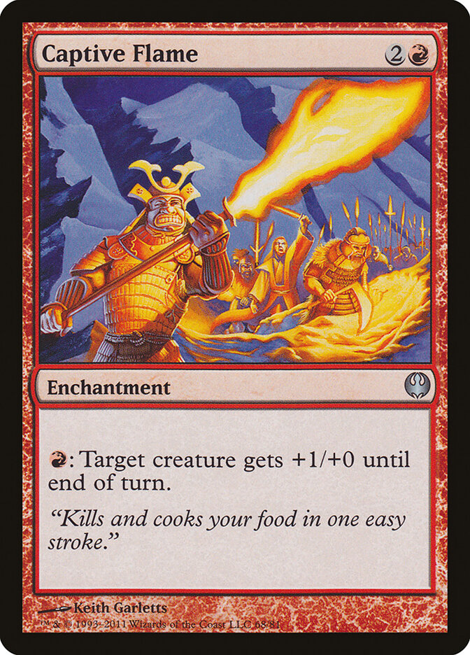 Captive Flame, Duel Decks: Knights vs. Dragons · 68/81