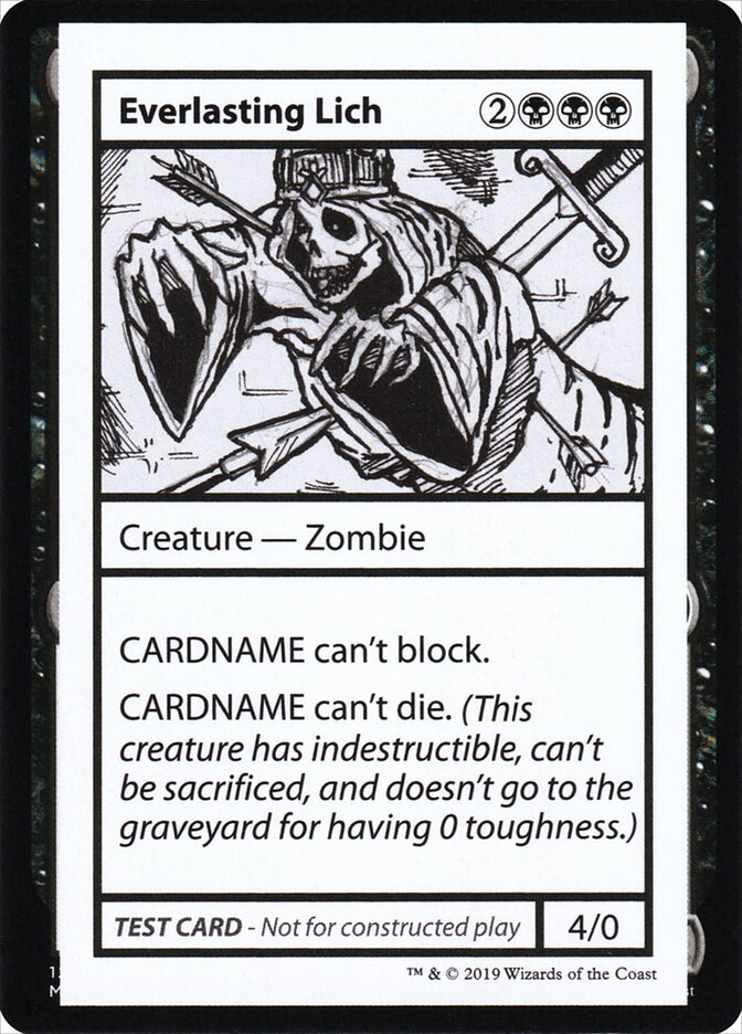Everlasting Lich, Mystery Booster Playtest Cards 2021 · 041/121
