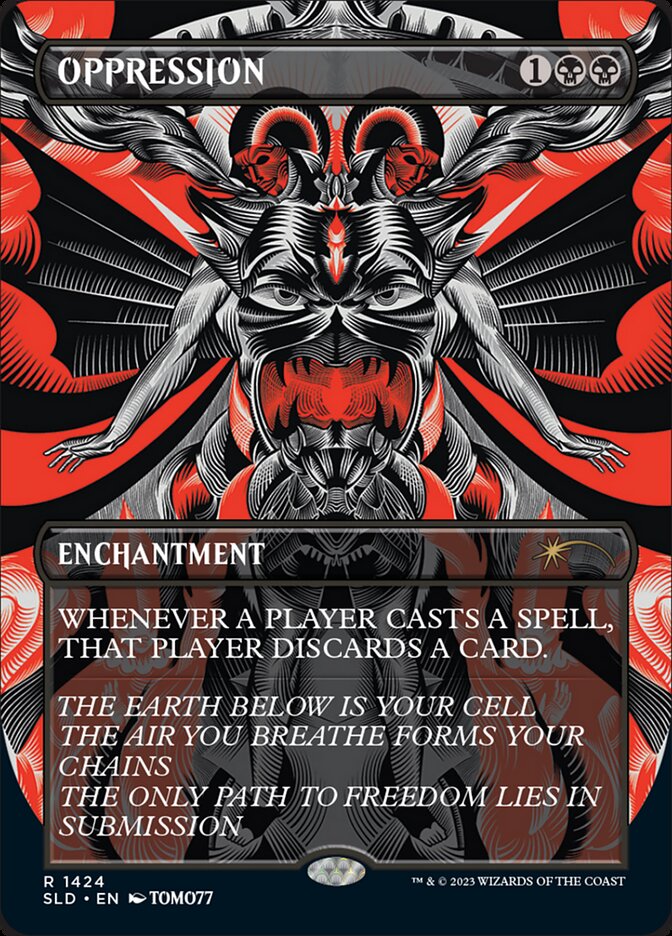 Oppression, Secret Lair Drop · 1424