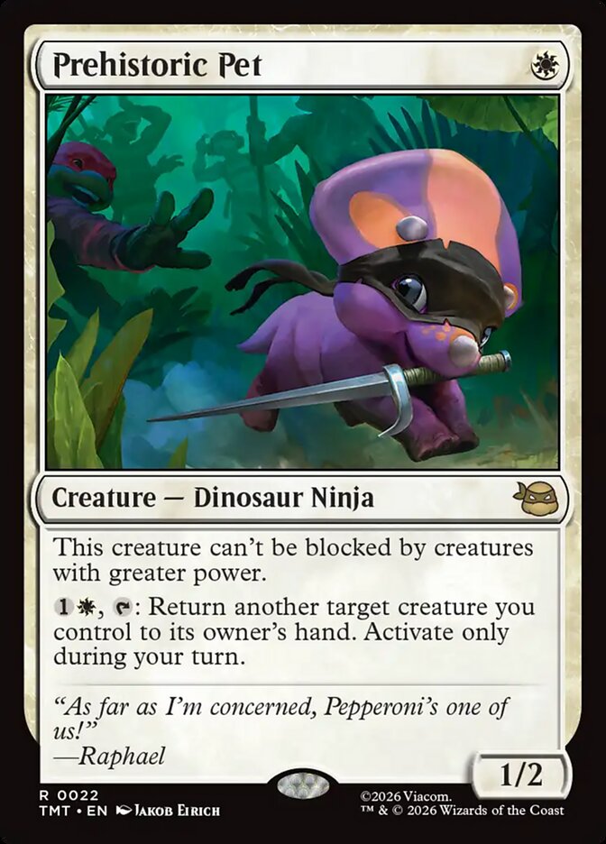 Prehistoric Pet, Teenage Mutant Ninja Turtles · 0022