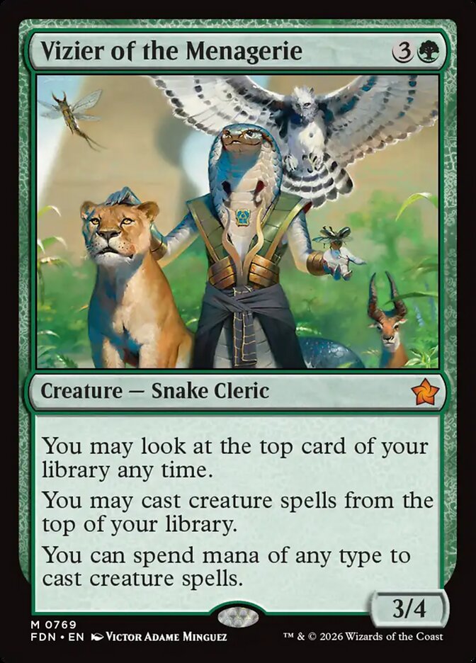 Vizier of the Menagerie, Foundations · 0769