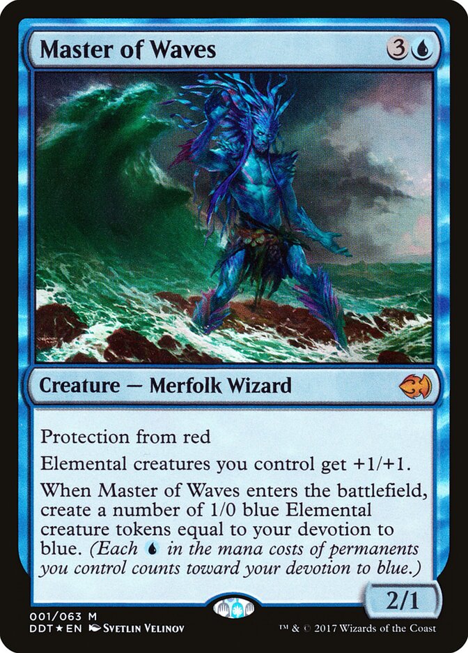 Master of Waves, Duel Decks: Merfolk vs. Goblins · 001/063