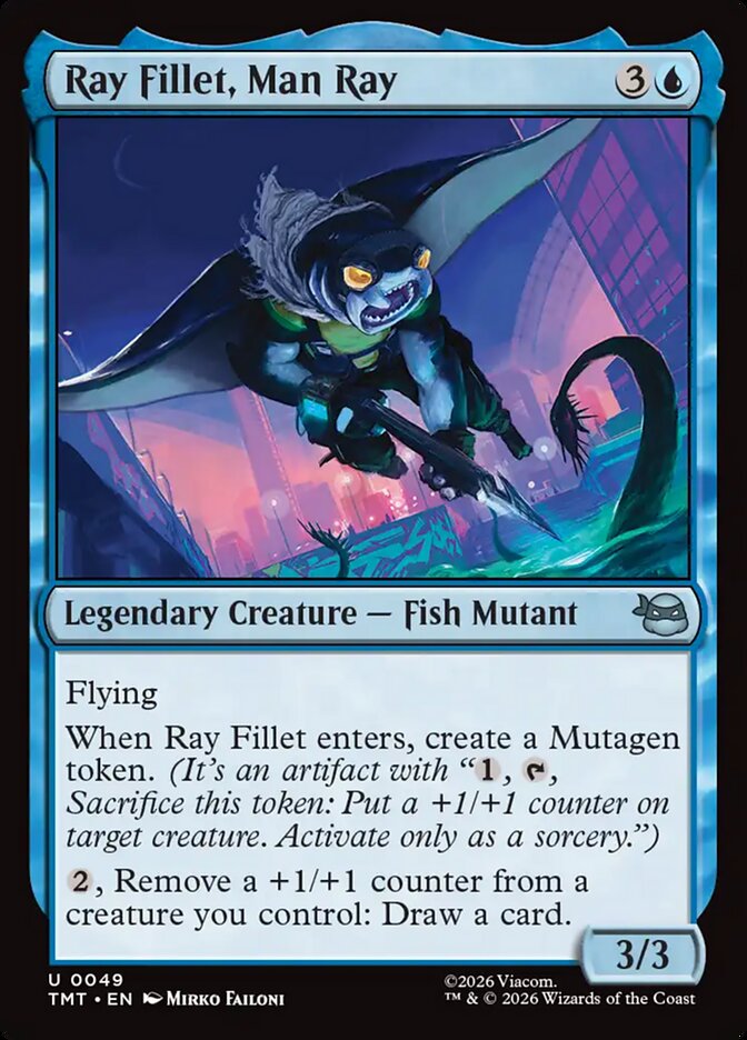 Ray Fillet, Man Ray, Teenage Mutant Ninja Turtles · 0049