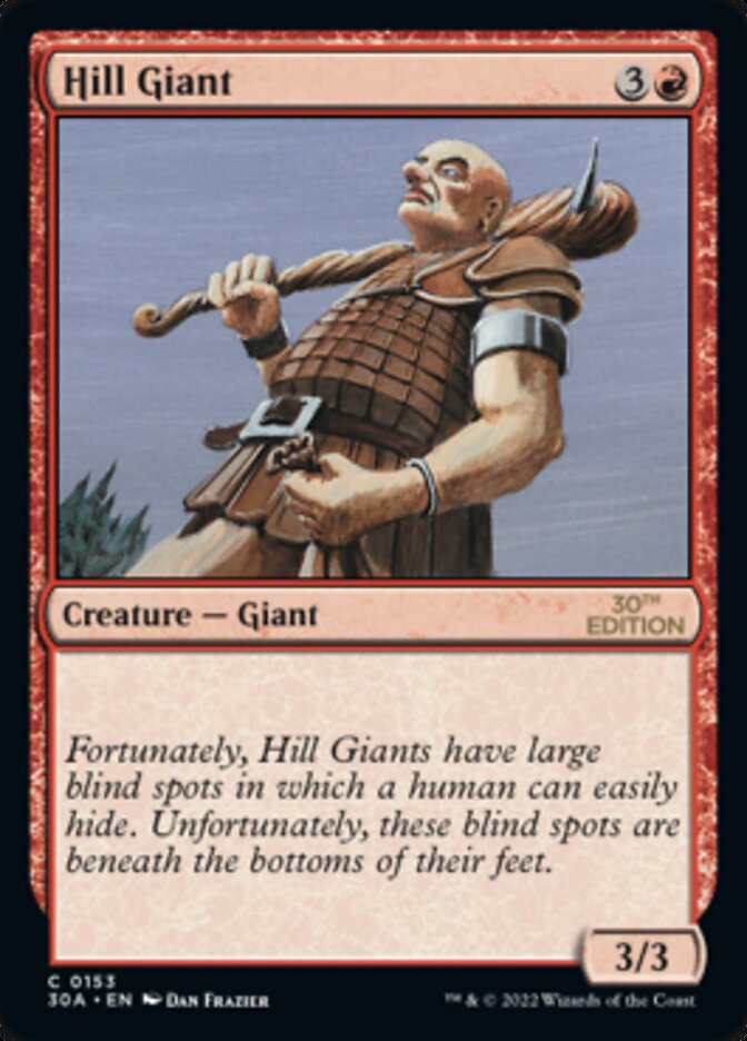 Hill Giant, 30th Anniversary Edition · 153/594