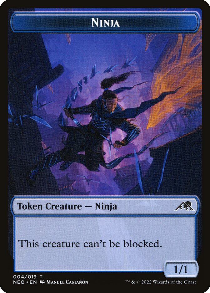 Ninja, Kamigawa: Neon Dynasty Tokens · 004