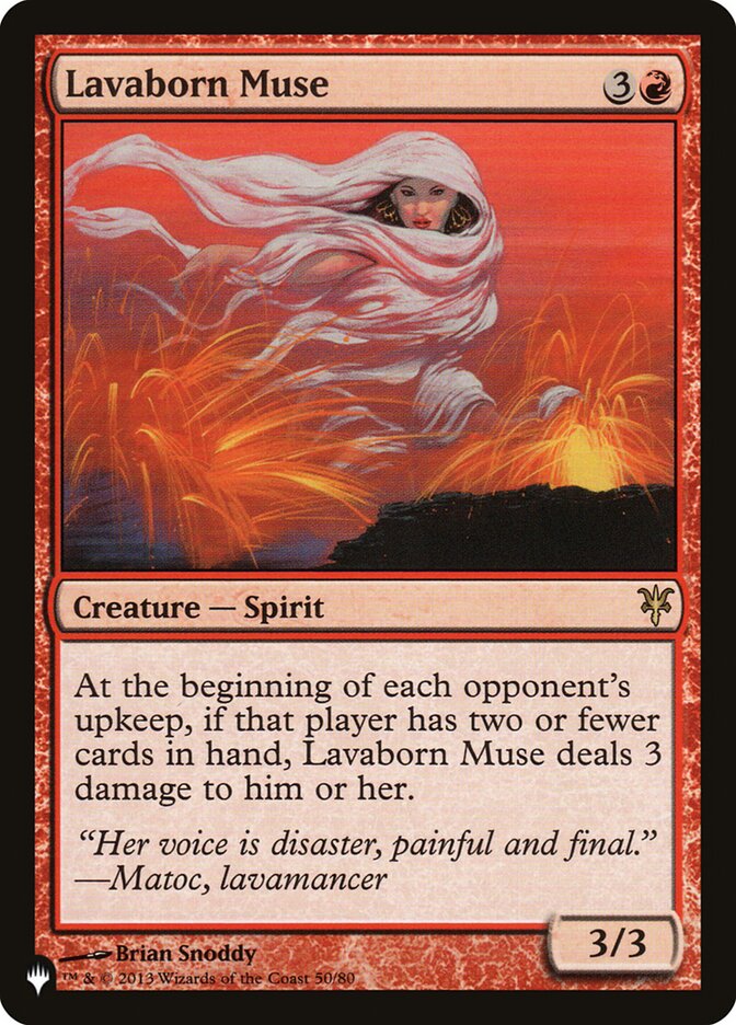 Lavaborn Muse, The List · ddk-50