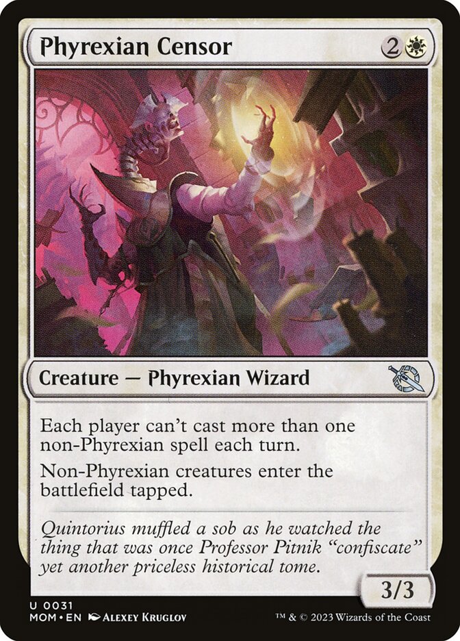 Phyrexian Censor, March of the Machine · 0031