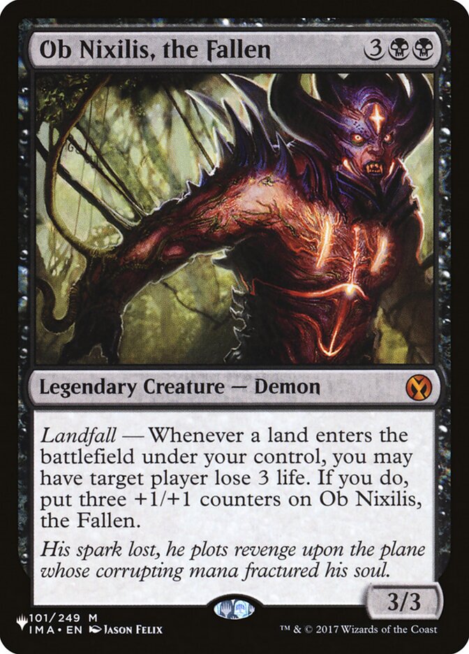 Ob Nixilis, the Fallen, The List · ima-101