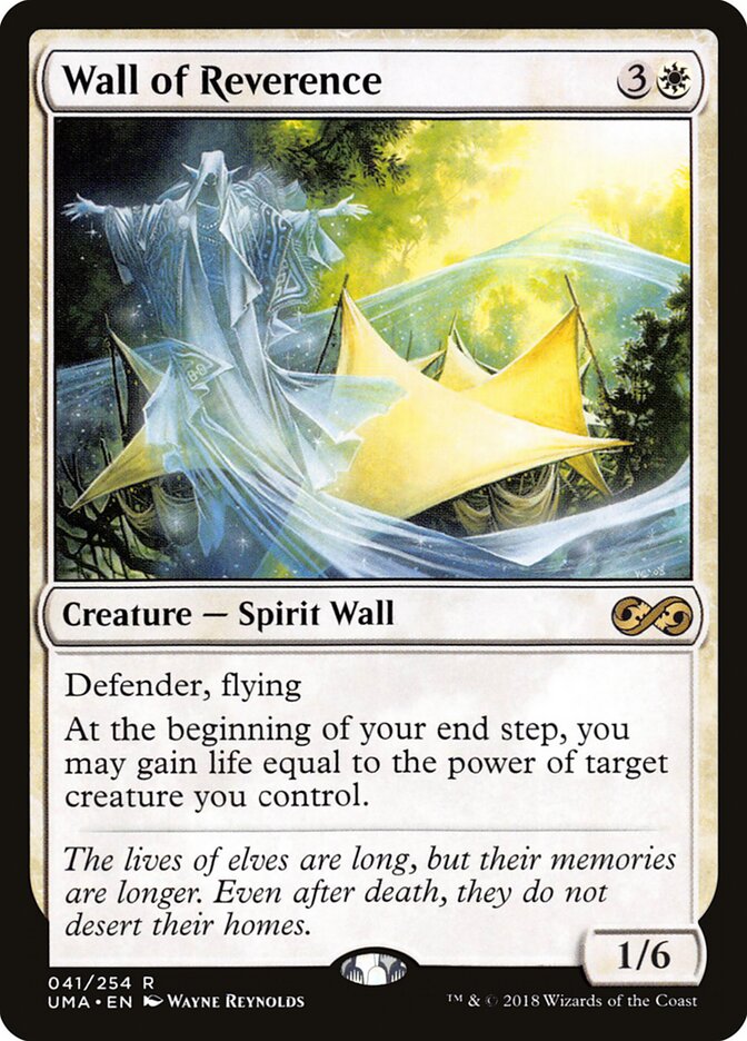 Wall of Reverence, Ultimate Masters · 041/254