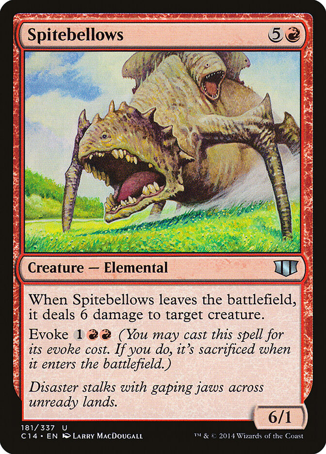 Spitebellows, Commander 2014 · 181/337