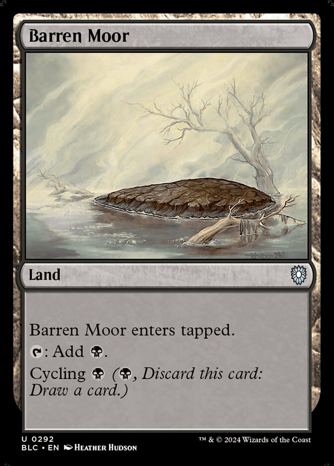 Barren Moor, Bloomburrow Commander · 0292