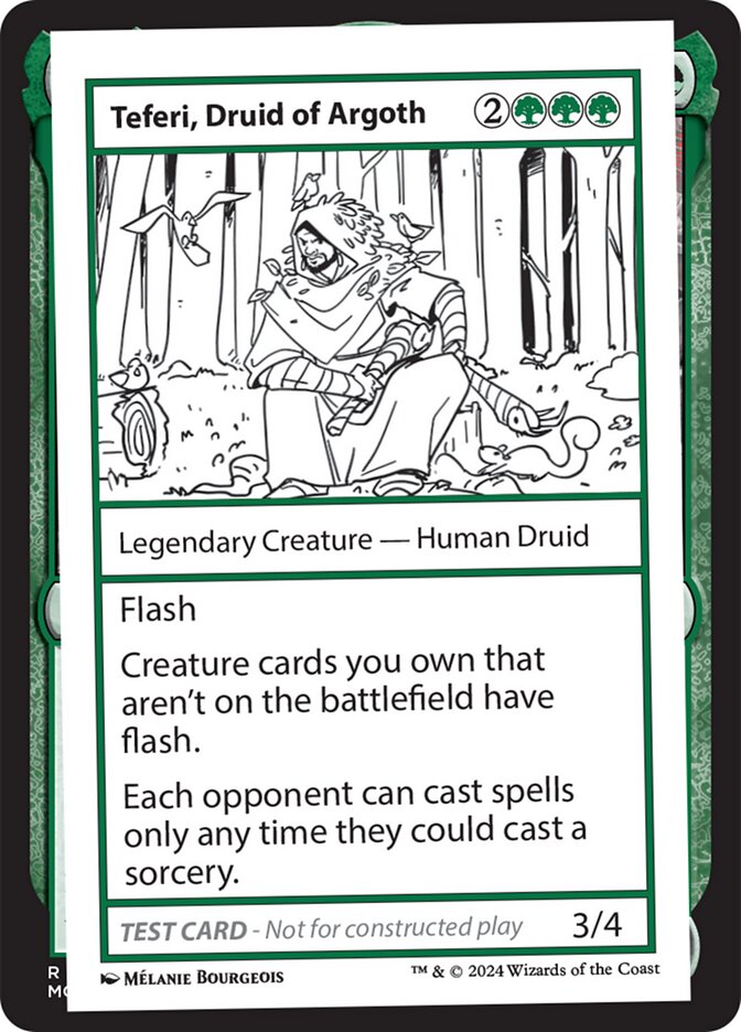 Teferi, Druid of Argoth, Mystery Booster 2 · 0586