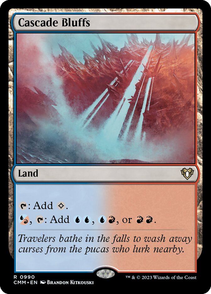 Cascade Bluffs, Commander Masters · 0990