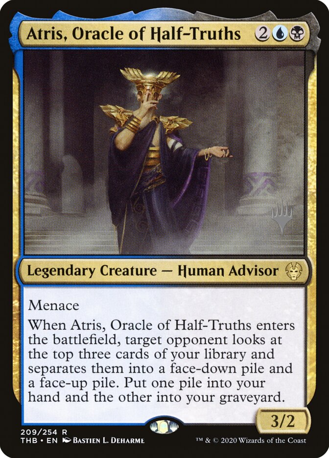 Atris, Oracle of Half-Truths, Theros Beyond Death Promos · 209/254