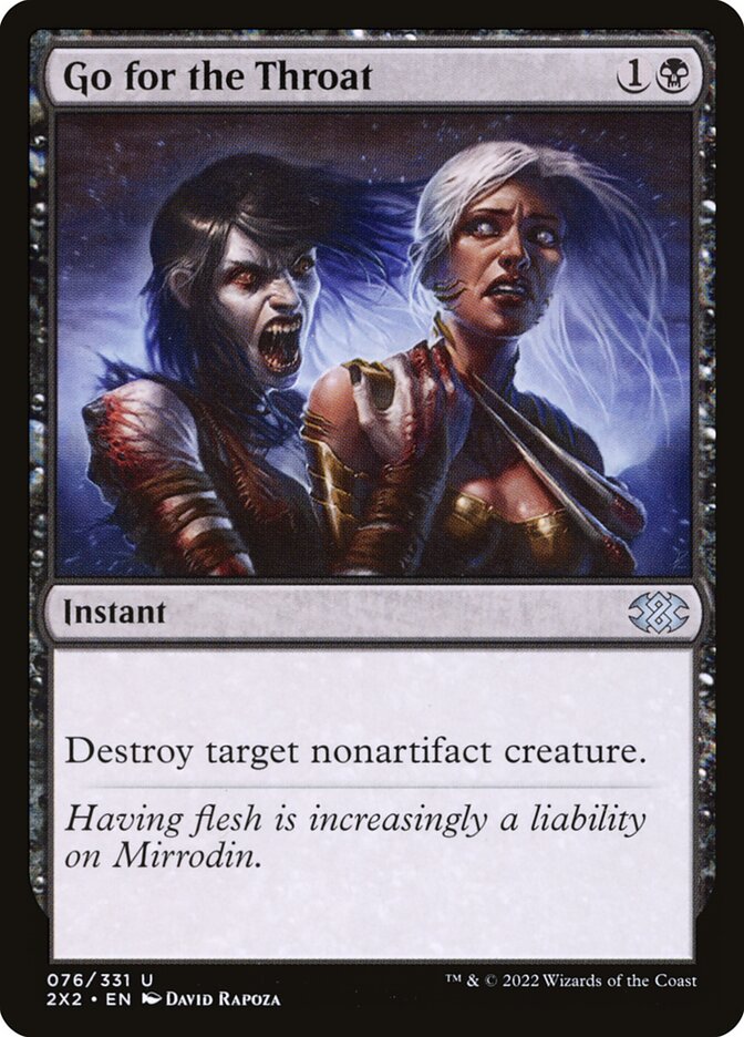 Go for the Throat, Double Masters 2022 · 076/331