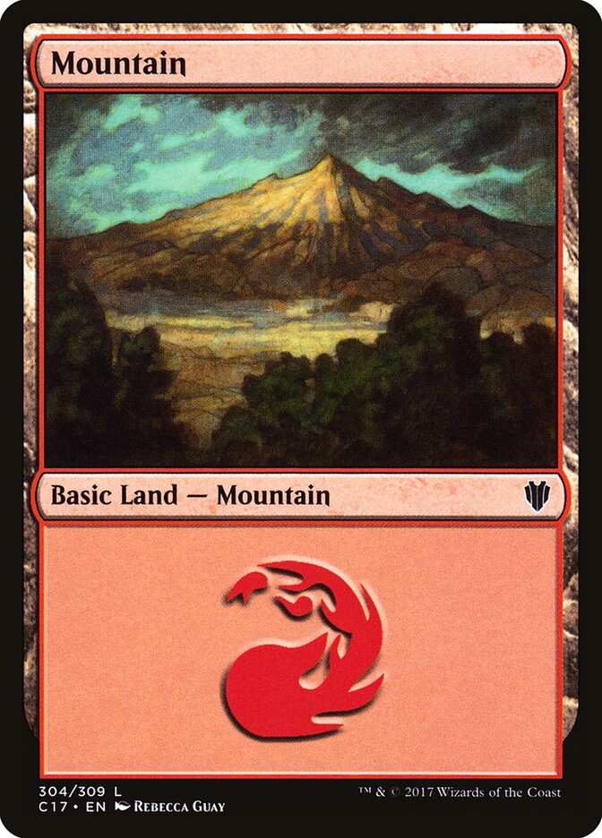 Mountain, Commander 2017 · 304/309