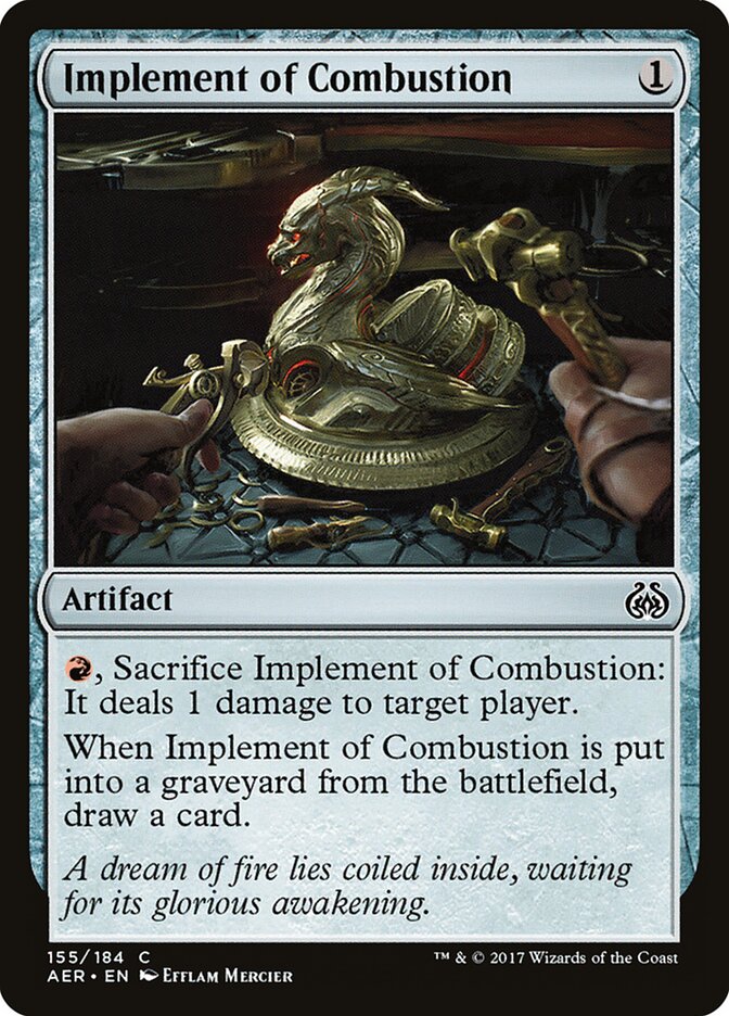 Implement of Combustion, Aether Revolt · 155/184