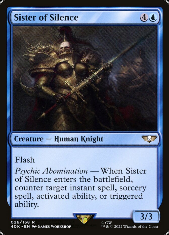 Sister of Silence, Warhammer 40,000 Commander · 026/617