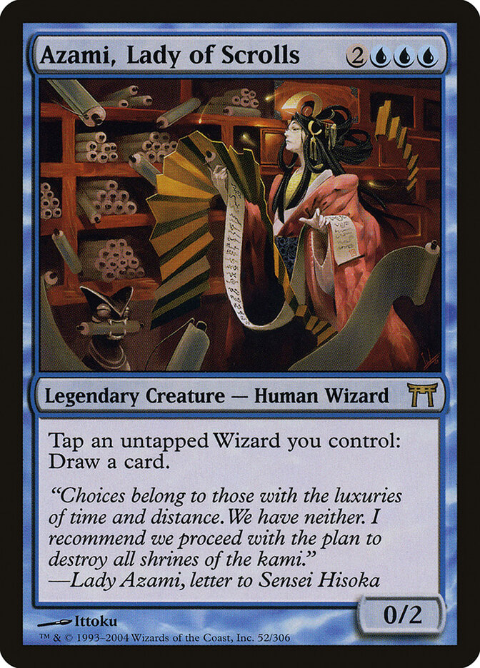 Azami, Lady of Scrolls, Champions of Kamigawa · 52/306