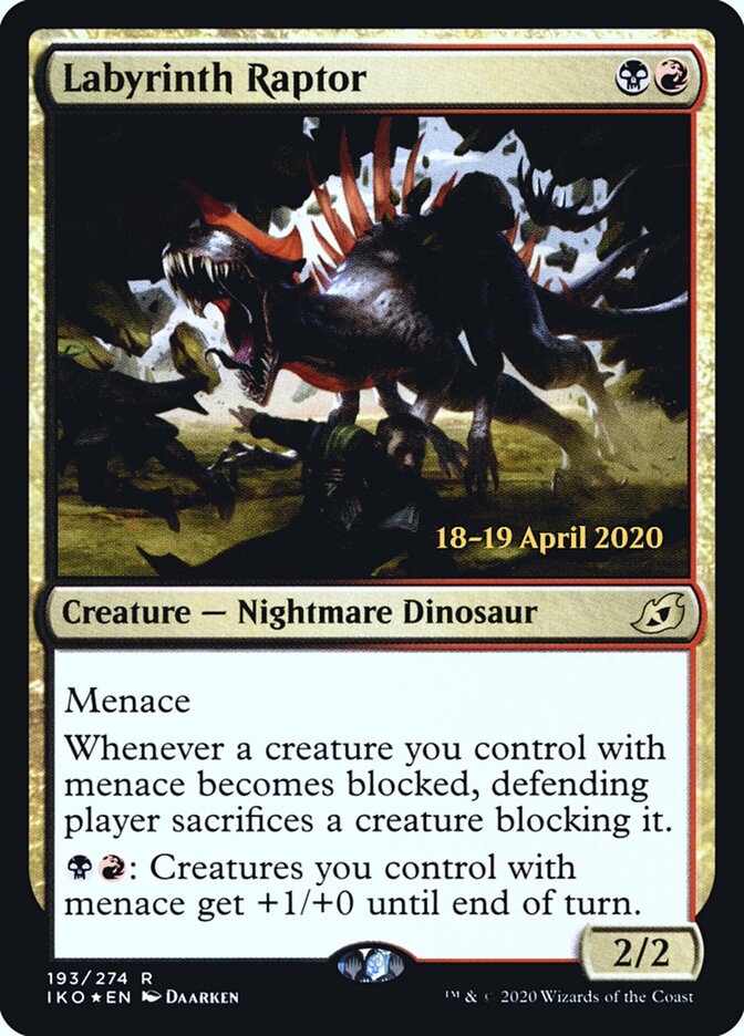 Labyrinth Raptor, Ikoria: Lair of Behemoths Promos · 193/274