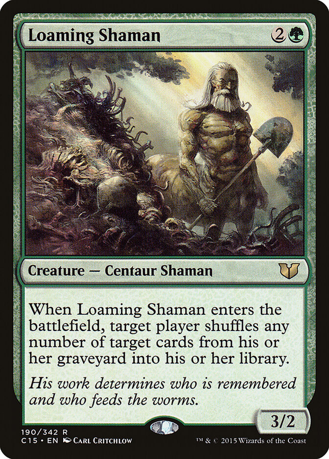 Loaming Shaman, Commander 2015 · 190/342