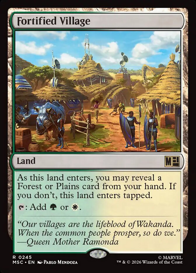 Fortified Village, Marvel Super Heroes Commander · 0245