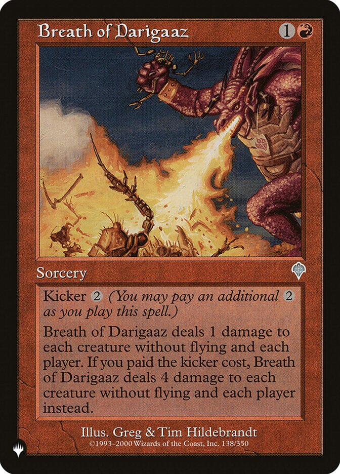 Breath of Darigaaz, The List · inv-138