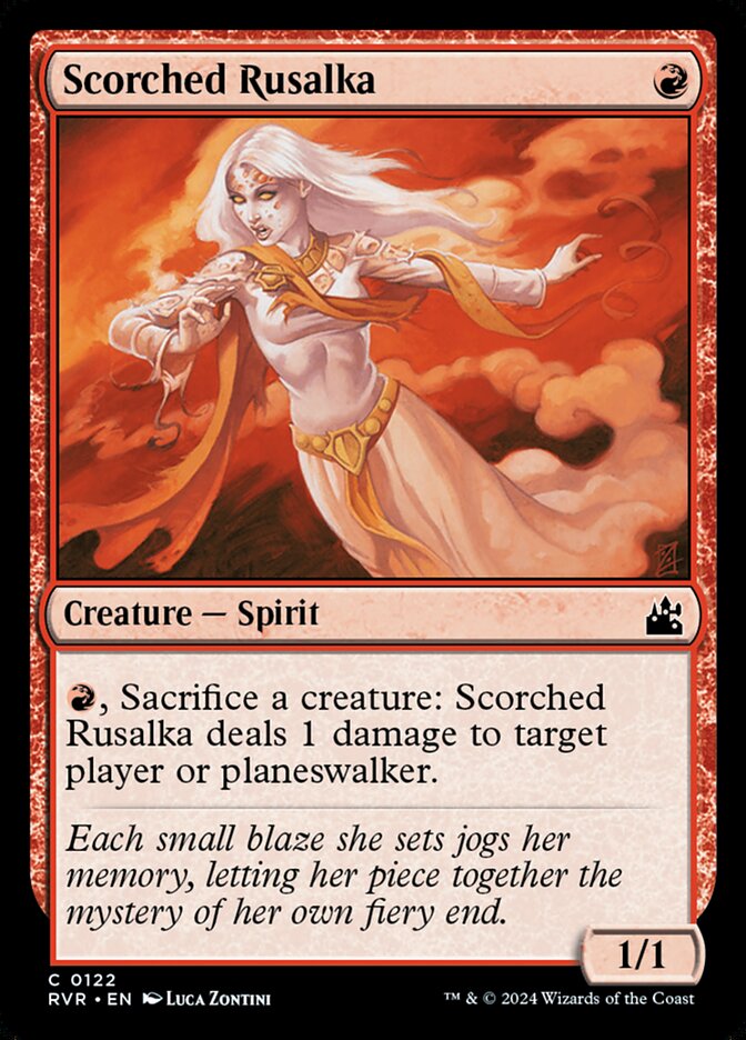 Scorched Rusalka, Ravnica Remastered · 0122
