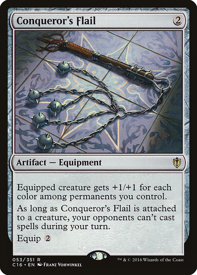 Conqueror's Flail, Commander 2016 · 053/351