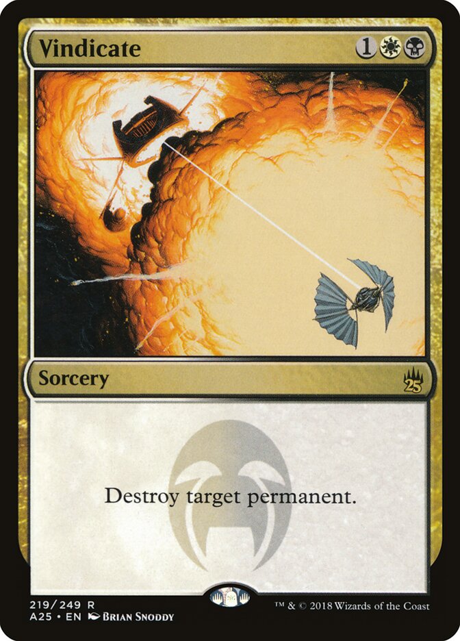 Vindicate, Masters 25 · 219/249