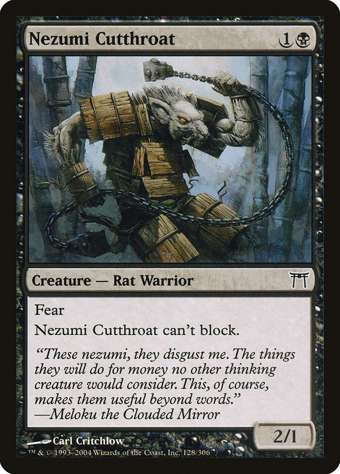 Nezumi Cutthroat, Champions of Kamigawa · 128/306