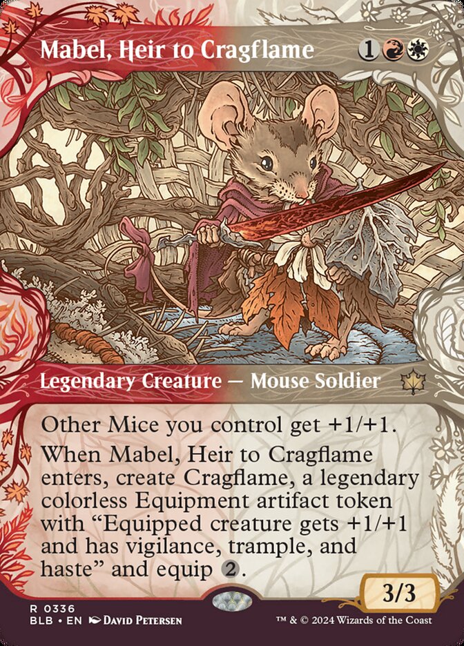 Mabel, Heir to Cragflame, Bloomburrow · 0336