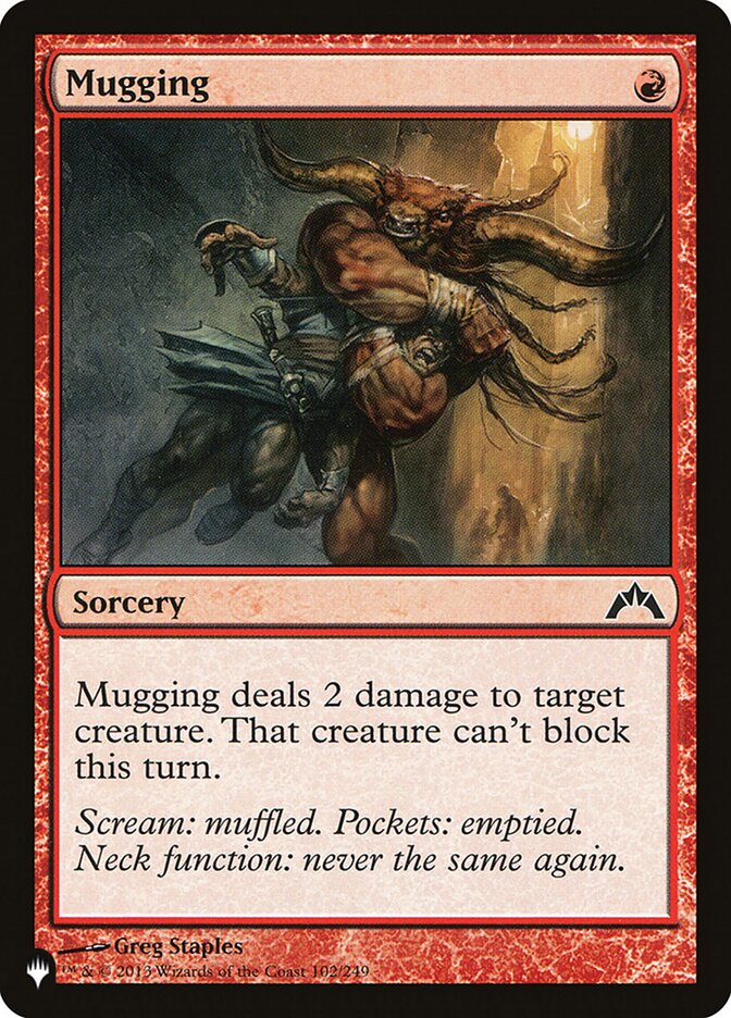 Mugging, The List · gtc-102