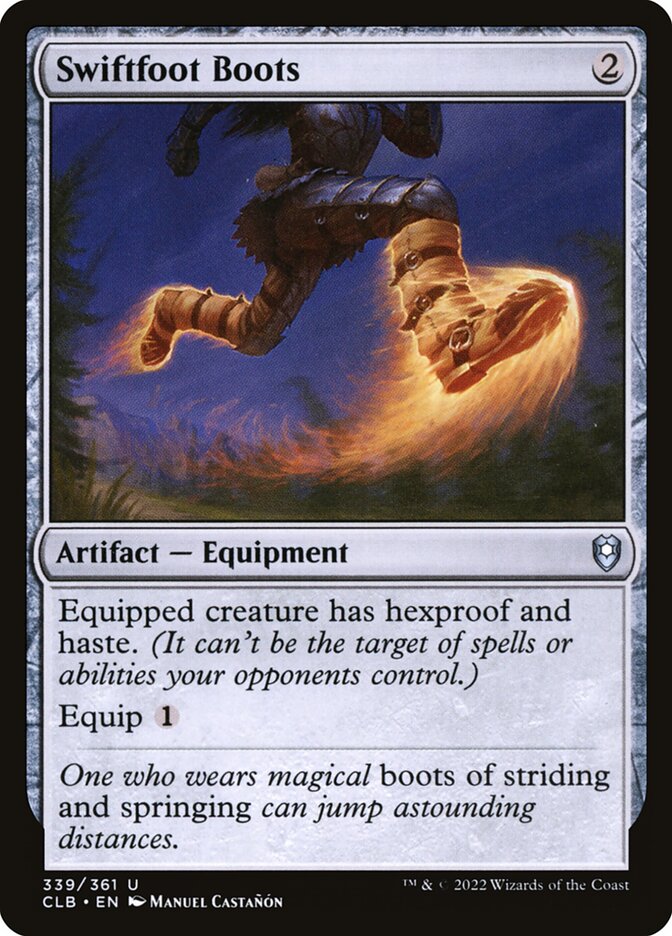 Swiftfoot Boots, Commander Legends: Battle for Baldur's Gate · 339/361